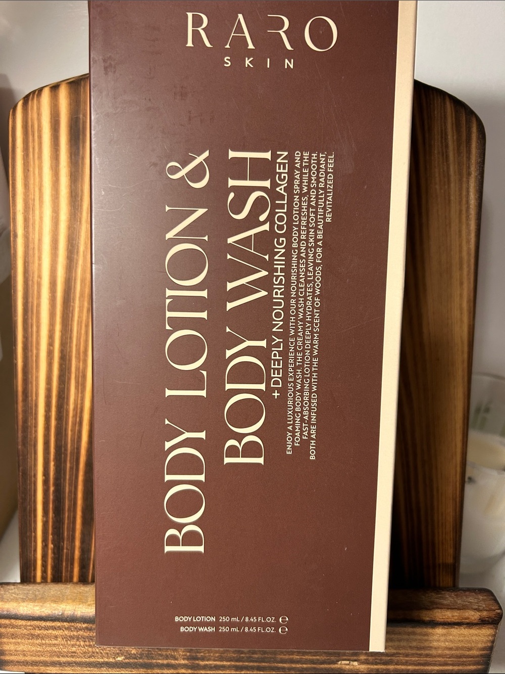 Body Lotion & Body Wash Set - Brown Raro Skin